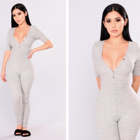 fast love henley jumpsuit
